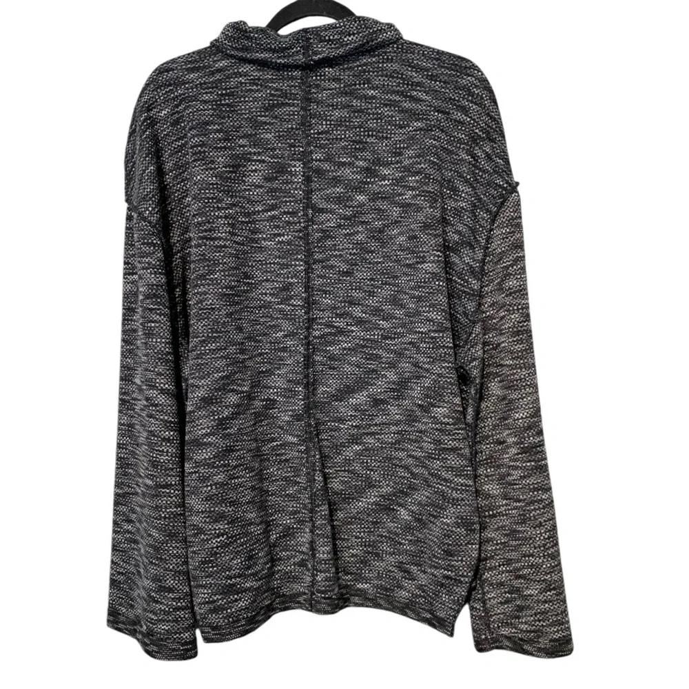 Free People We The Free Sunny Days Turtleneck‎ Sweater XL Black Heathered